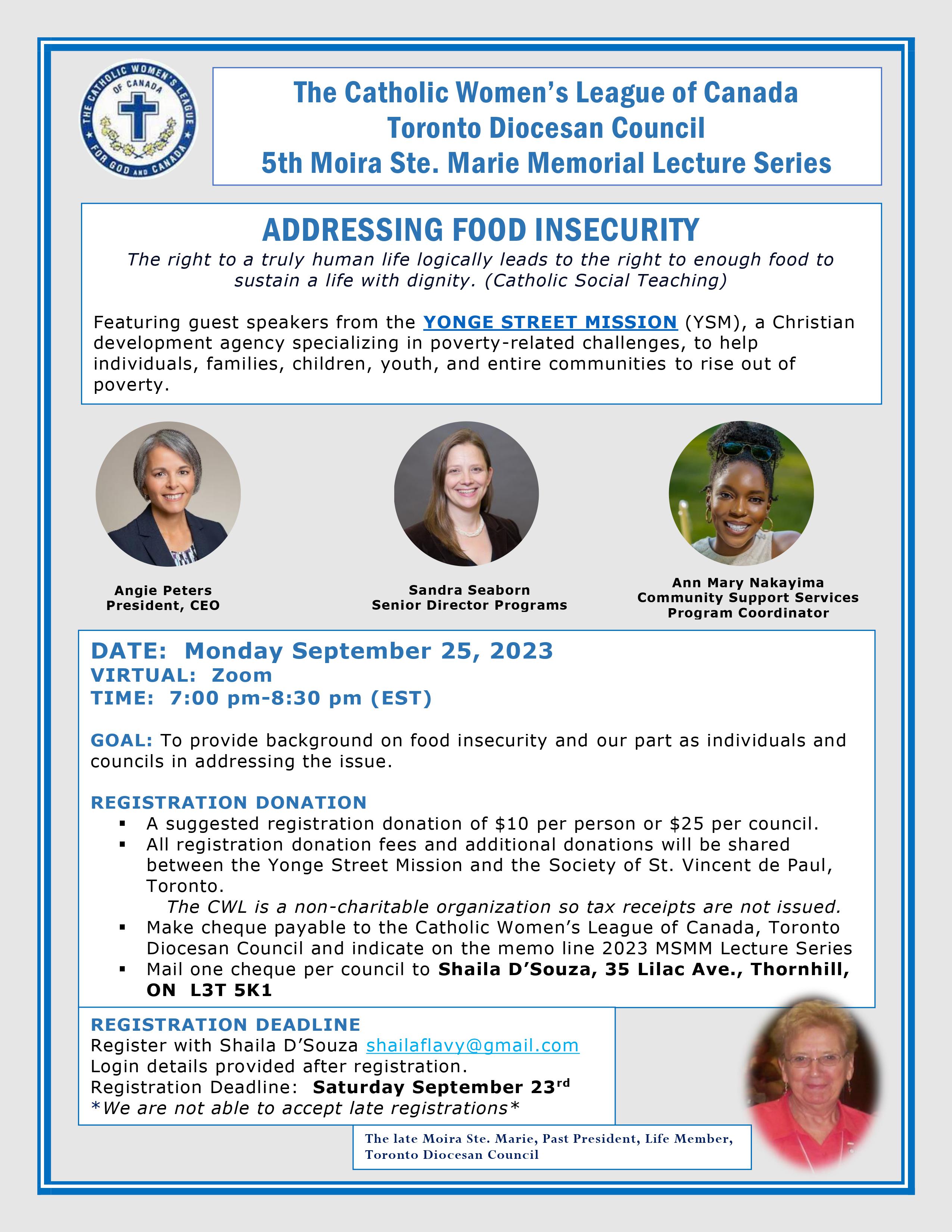 Poster - Moira Lecture Series