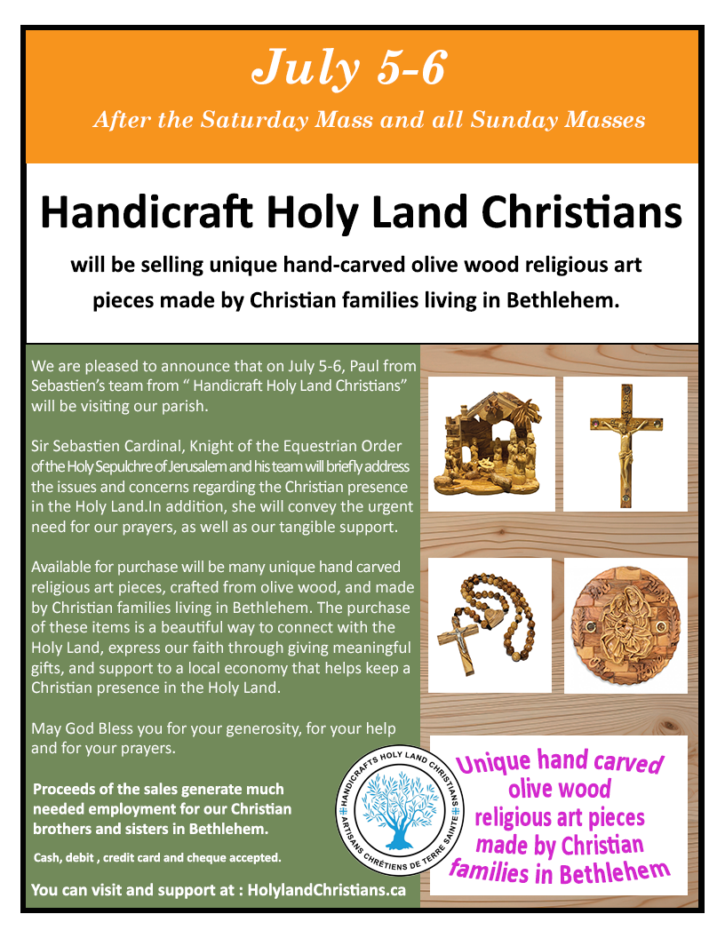 Handicraft Holy Land Christians