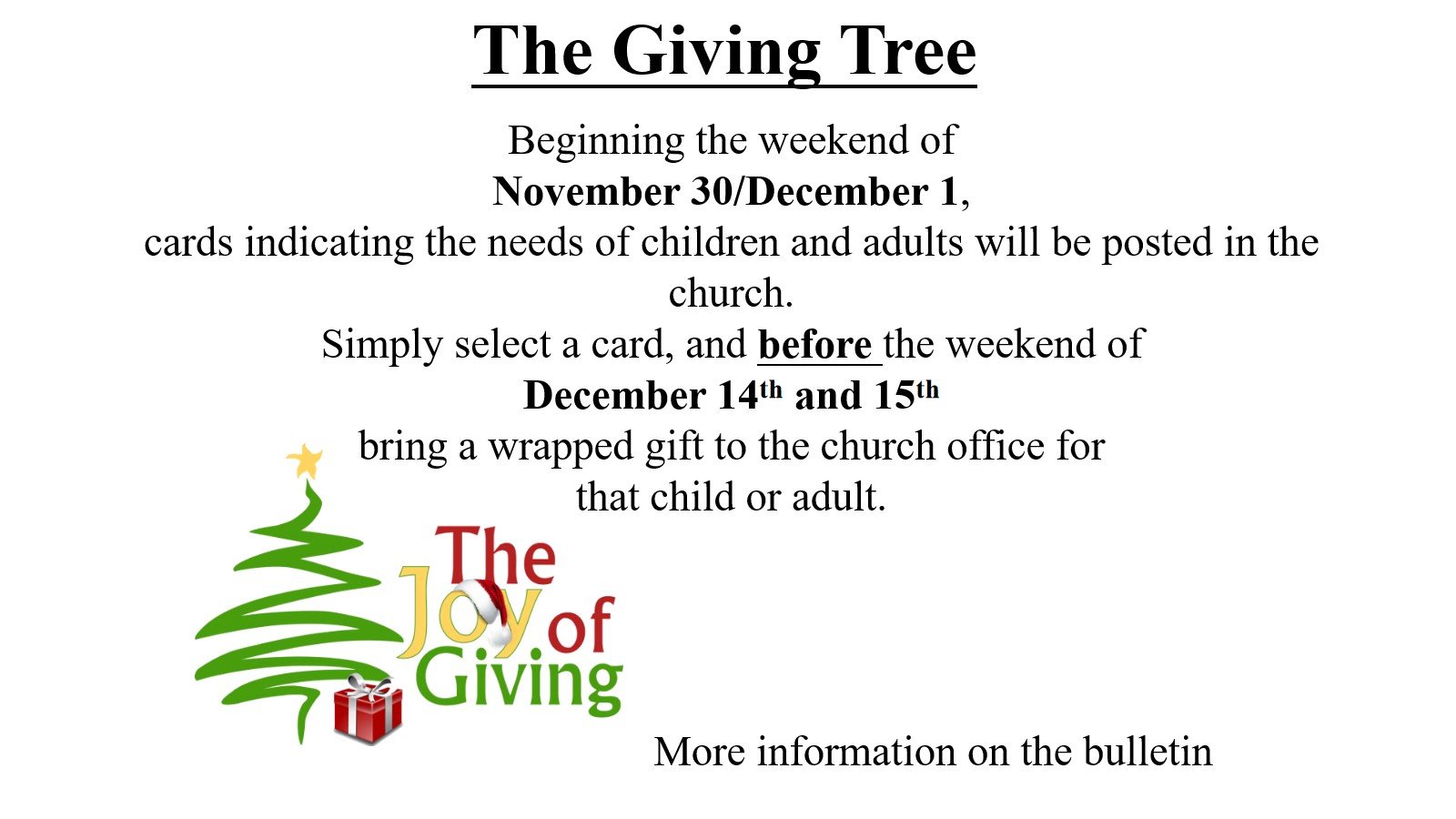 The Giving Tree