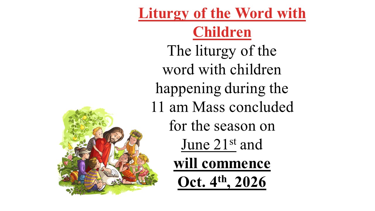 Liturgy of the Word with Children