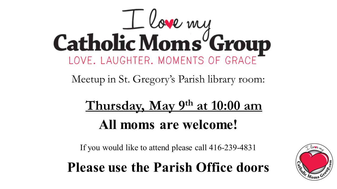 Catholic Mother Group MAY 2024