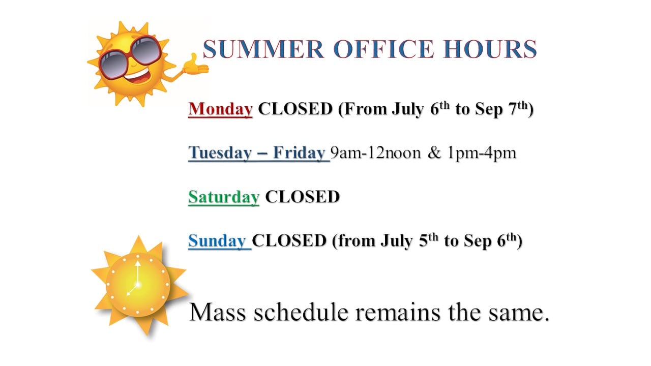 Summer Office Hours 2026